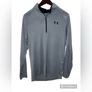 Under Armour Grey Runner’s Quarter Zip Jacket Men’s(Small)